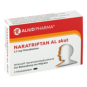 NARATRIPTAN AL akut 2,5 mg Filmtabletten