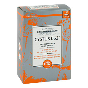 CYSTUS 052 Bio Halspastillen Honig Orange