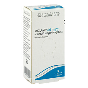 MICLAST 80 mg-g wirkstoffhaltiger Nagellack