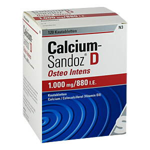 CALCIUM SANDOZ D Osteo intens Kautabletten