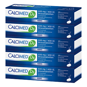 CALCIMED D3 600 mg-400 I.E. Brausetabletten