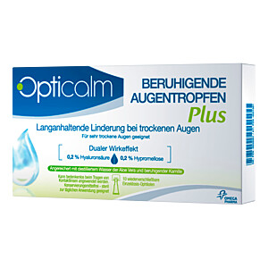 OPTICALM beruhigende Augentropfen Plus in Einzeld.