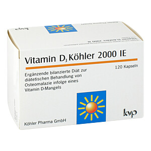 VITAMIN D3 KÖHLER 2.000 I.E. Kapseln