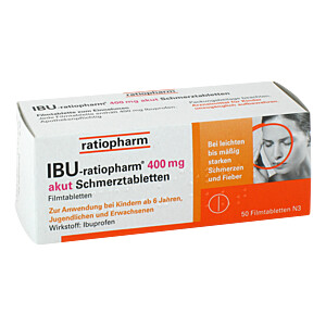 IBU-RATIOPHARM 400 mg akut SchmerztablettenFilmtabletten