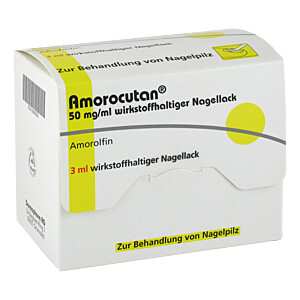 AMOROCUTAN 50 mg-ml wirkstoffhaltiger Nagellack