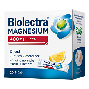 BIOLECTRA Magnesium 400 mg ultra Direct Zitrone