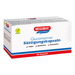 MEGAMAX Saettigungskapseln Glucomannan