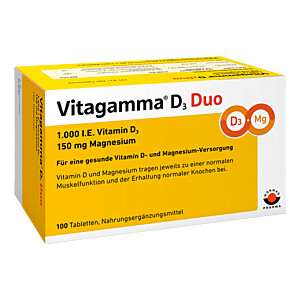 VITAGAMMA D3 Duo 1.000 I.E Vit.D3 150mg Magnes.NEM