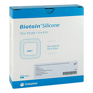 BIATAIN Silicone Schaumverband 10x10 cm