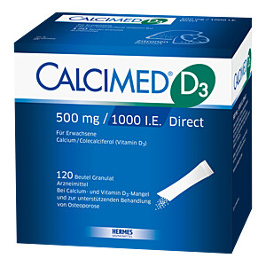 CALCIMED D3 500 mg-1000 I.E. Direct Granulat