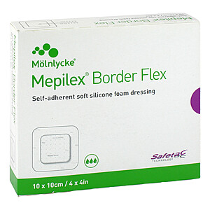 MEPILEX Border Flex Schaumverb.haft.10x10 cm