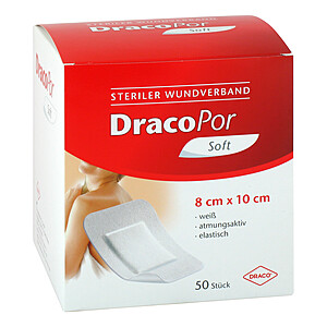 DRACOPOR Wundverband 8x10 cm steril