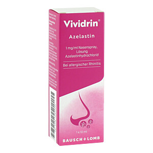VIVIDRIN Azelastin 1 mg-ml Nasenspray Lösung