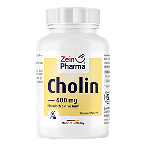 CHOLIN 600 mg rein aus Bitartrat veg.Kapseln