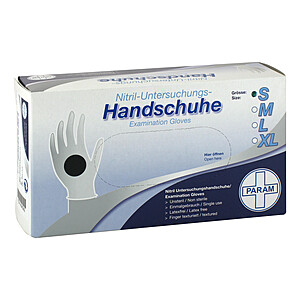 HANDSCHUHE Einmal Nitril S schwarz