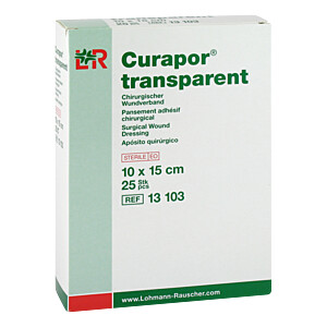 CURAPOR Wundverband steril transparent 10x15 cm