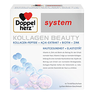 DOPPELHERZ Kollagen Beauty system Trinkfläschchen