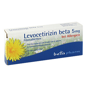 LEVOCETIRIZIN beta 5 mg Filmtabletten