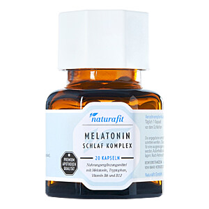 NATURAFIT Melatonin Schlaf Komplex Kapseln