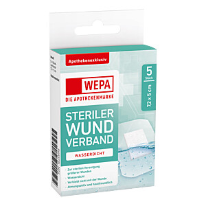 WEPA Wundverband wasserdicht 7,2x5 cm steril