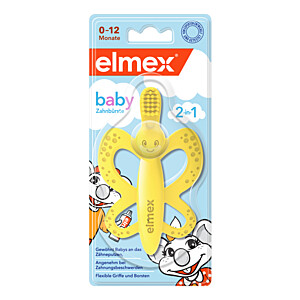 ELMEX Baby Zahnbürste und Beißring