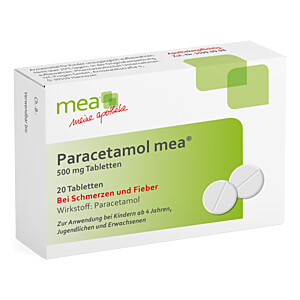 PARACETAMOL mea 500 mg Tabletten