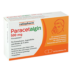 PARACETALGIN 500 mg Filmtabletten