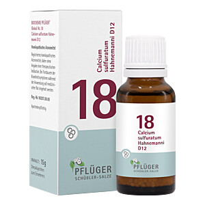 BIOCHEMIE Pflüger 18 Calcium sulfuratum D 12 Globuli