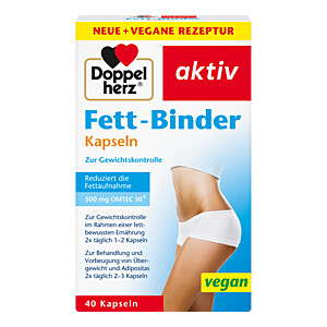 DOPPELHERZ Fett-Binder Kapseln