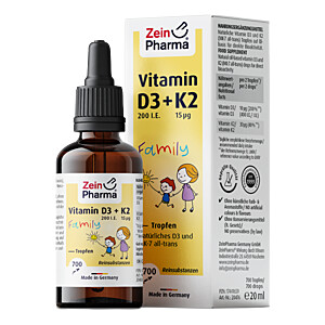 VITAMIN D3+K2 MK-7 all trans Family Tropf.z.Einn.