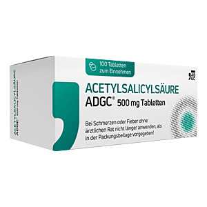 ACETYLSALICYLSÄURE ADGC 500 mg Tabletten