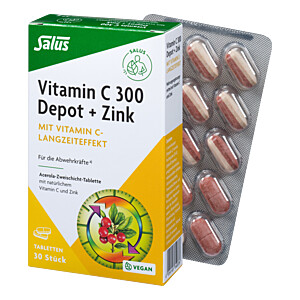 VITAMIN C 300 Depot+Zink Salus Tabletten