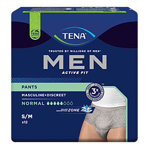 TENA MEN Act.Fit Inkontinenz Pants Norm.S-M grau