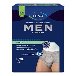 TENA MEN Act.Fit Inkontinenz Pants Norm.L-XL grau