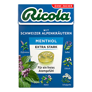 RICOLA o.Z.Box Menthol extra stark Bonbons