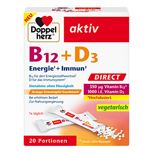 DOPPELHERZ B12+D3 DIRECT Pellets