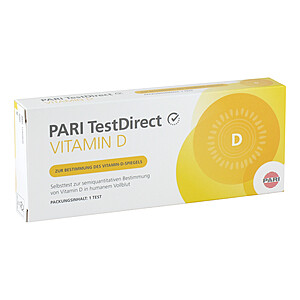 PARI TestDirect VITAMIN D Selbsttest Blut