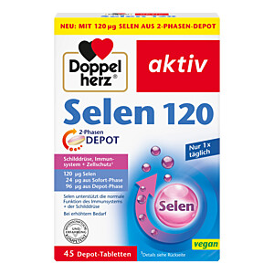 DOPPELHERZ Selen 120 2-Phasen Depot Tabletten