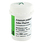 BIOCHEMIE Adler 24 Arsenum jodatum D 12 Tabletten