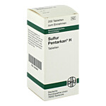 SULFUR PENTARKAN H Tabletten