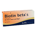 BIOTIN BETA 5 Tabletten