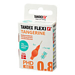 TANDEX FLEXI Interdentalb.PHD 0.8-ISO 1 tangerine